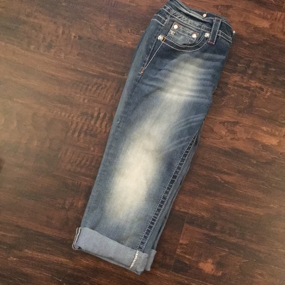 ONE LEFT!! Miss me capri jeans size 28 - Picture 2 of 8